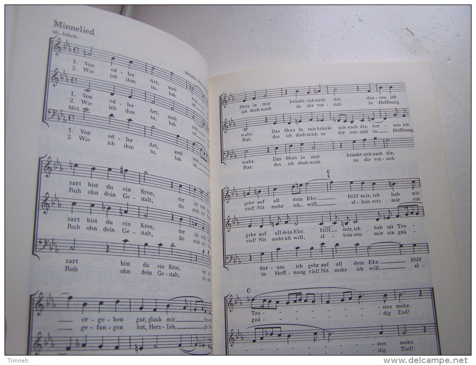 TEIL II Deutsche Volkslieder In Sätzen Für Gemischte Stimmen Lothar WITZKE DIESTERWEG 1968 Zweite Auflage - Music