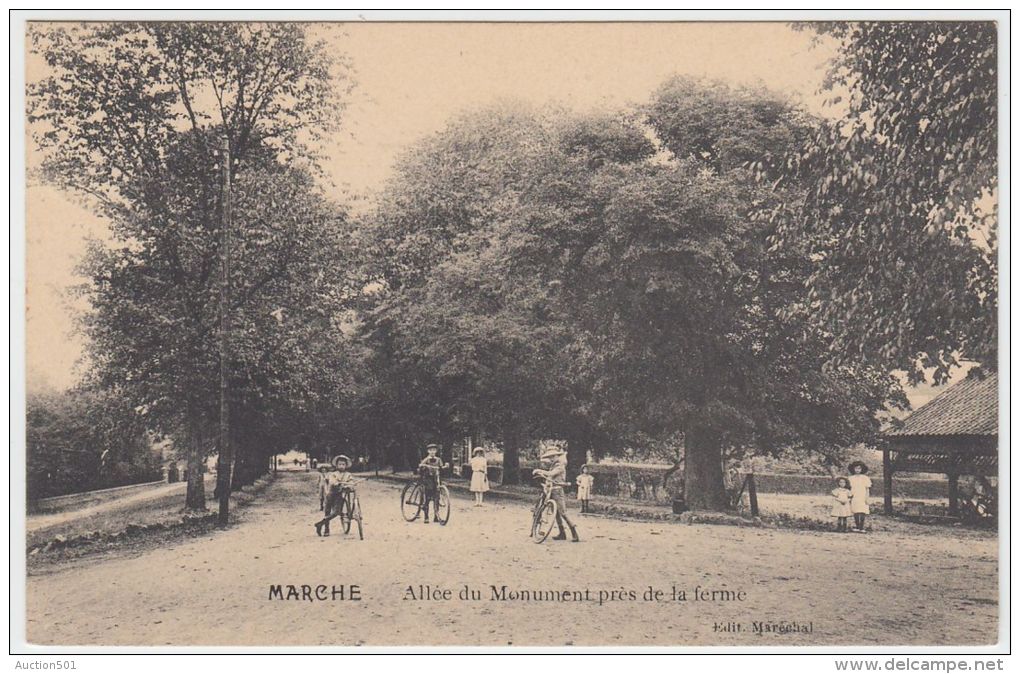 18259g ALLEE Du Monument - Ferme - Marche - 1912 - Marche-en-Famenne