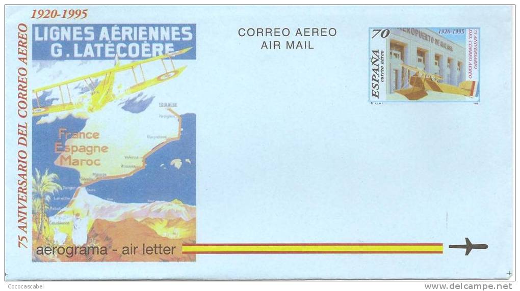 España/Spain -Aerograma - Edifil 220 (MNH/**) - 1931-....