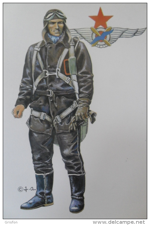 Officier Republicano Aviacion Guerra Civil Española Espagnole Guerre War - Altri & Non Classificati
