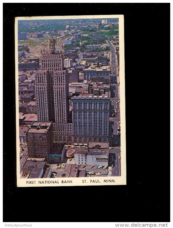 SAIN ST PAUL Minnesota : Building Of The First National Bank Skyscraper  1965 - St Paul