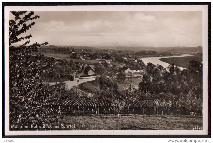 AK Mühlheim-Ruhr, Blick Ins Ruhrtal, Gel 1942 - Mülheim A. D. Ruhr