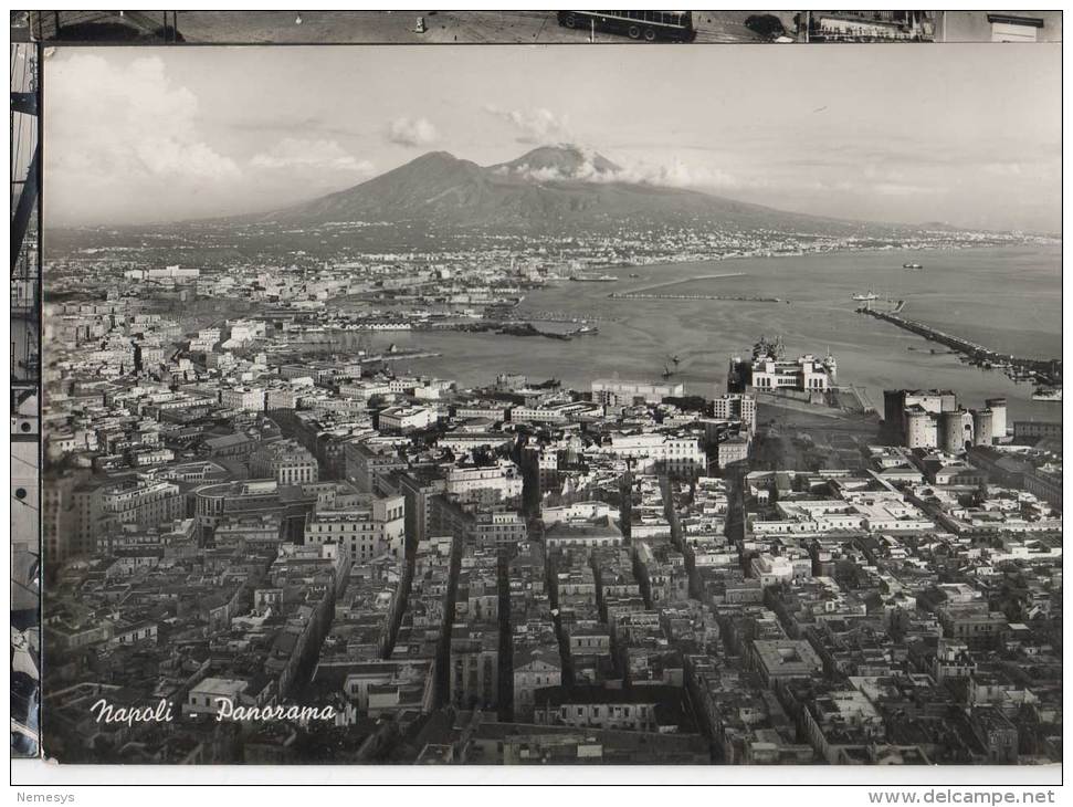 1955 NAPOLI PANORAMA FG V SEE 2 SCAN - Napoli (Neapel)