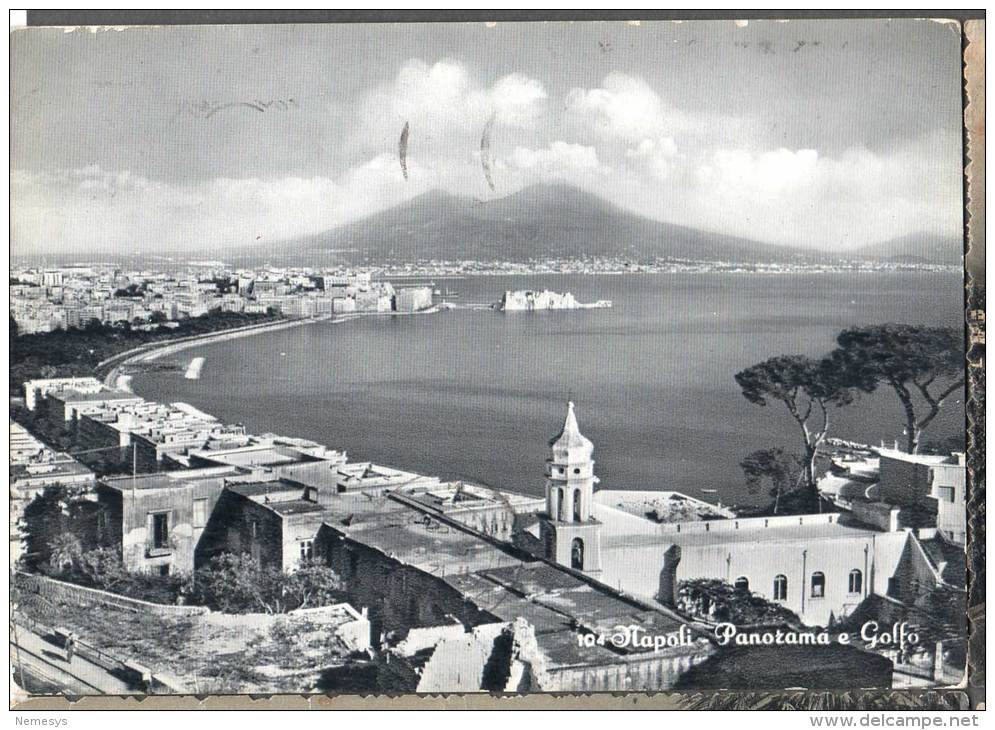 1959 NAPOLI PANORAMA FG V SEE 2 SCAN - Napoli