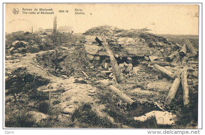 The Ruins Of Gheluvelt 1914 1918  Abris / Shelter - Guerra 1914-18