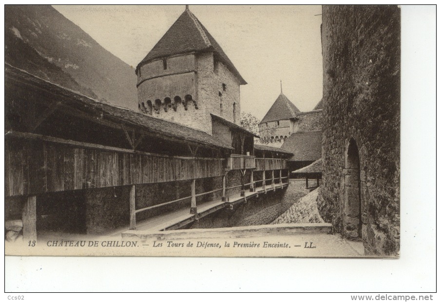 Château De Chillon Les Tours De Défense La Première Enceinte - Premier