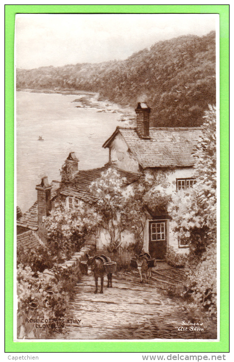 CLOVELLY / ROSE COTTAGE & BAY / Carte Vierge - Clovelly