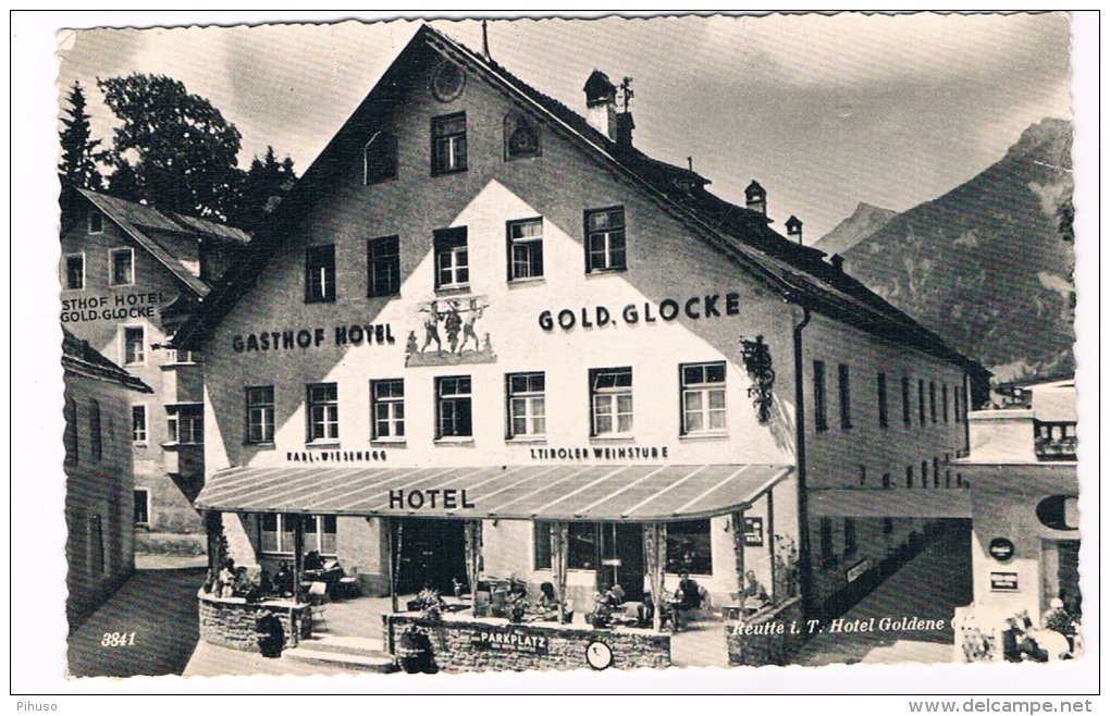 Ö-1446    REUTTE : Hotel Goldene Glocke - Reutte