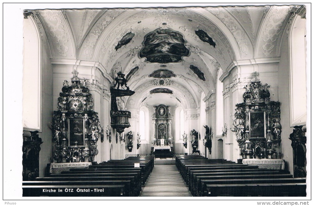 Ö-1447    ÖTZ : Kirche - Oetz