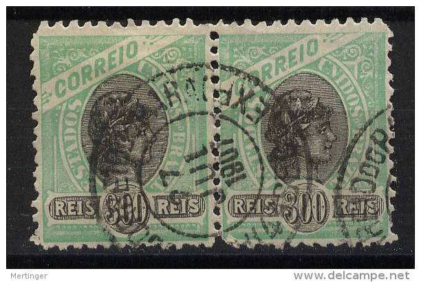 Brazil Brasilien Mi# 110 Used MADRUGADA Pair - Used Stamps