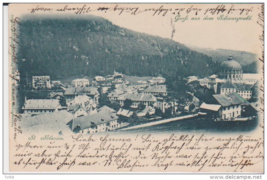 Gruss Aus St Blasien 1899 - St. Blasien