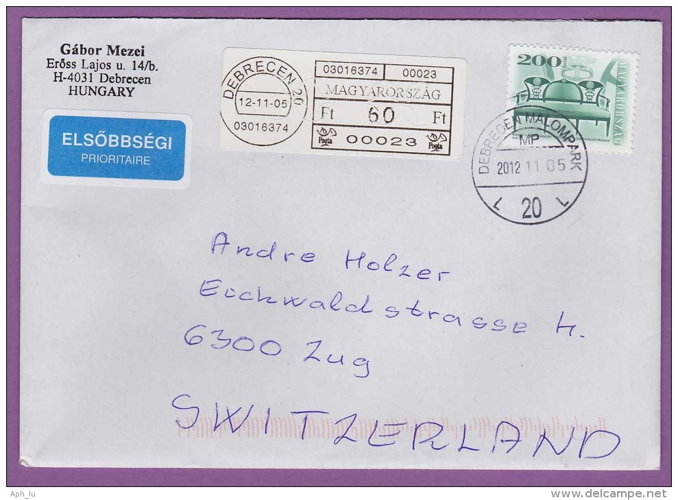 R-Brief 2012 In Die Schweiz (y150) - Cartas & Documentos