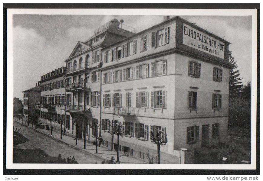 AK Bad Soden, Hotel Europäischer Hof, Ung - Bad Soden