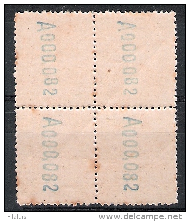 01855 Rio De Oro Edifil 140 Bloque De 4 ** Cat. Eur. 36,80 - Rio De Oro