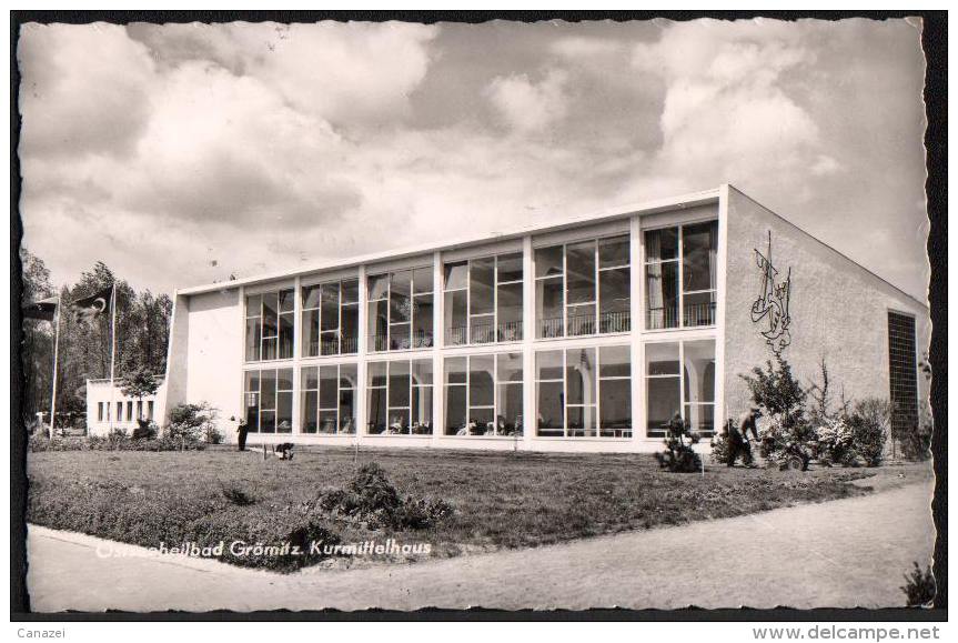 AK Grömitz, Kurmittelhaus, Gel 1960 - Groemitz