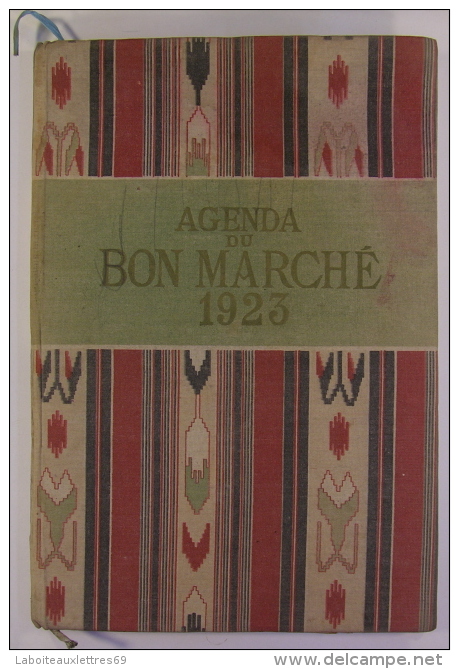 AGENDA DU BON MARCHE 1923 - Textile & Clothing