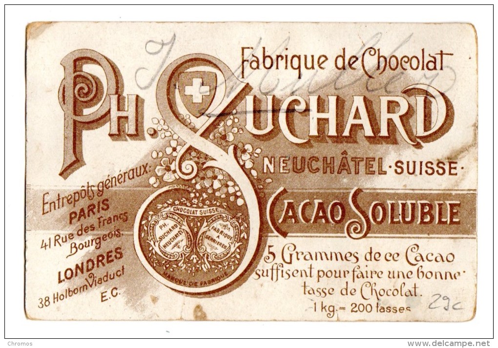 Chromo SUCHARD, N° 29 / C, Pêcheur - Suchard