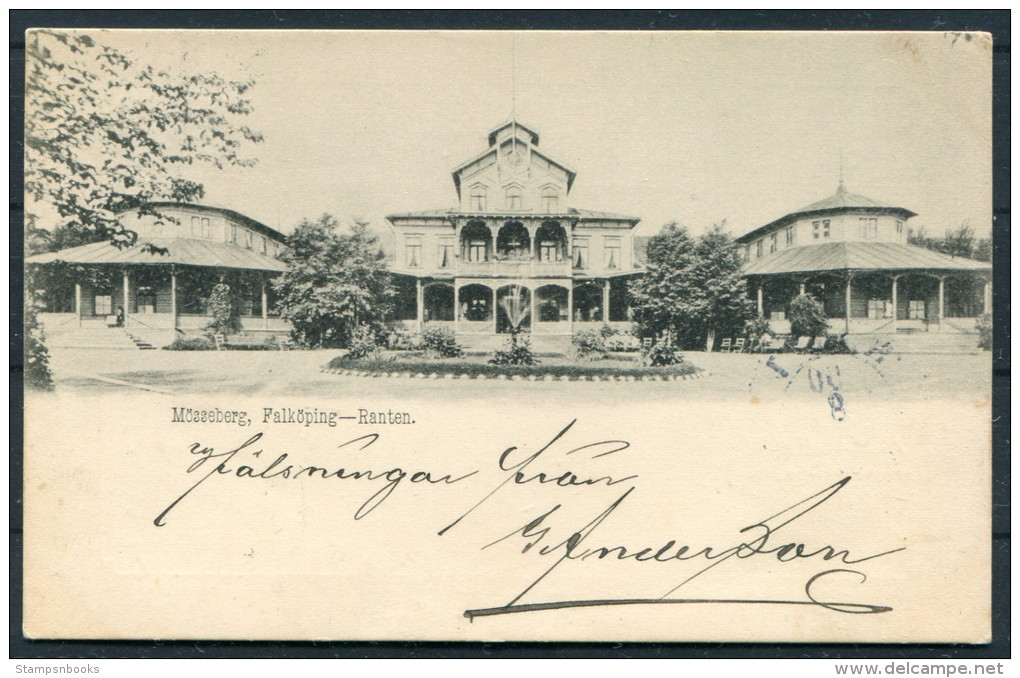 1900 Sweden Mosseberg Falkoping - Ranten Postcard - Used To Boras - Sweden