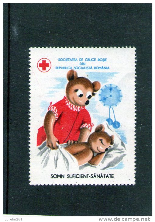 Vignettes Pour Croix-Rouge De La République Socialiste De Roumanie - Vignette [ATM]
