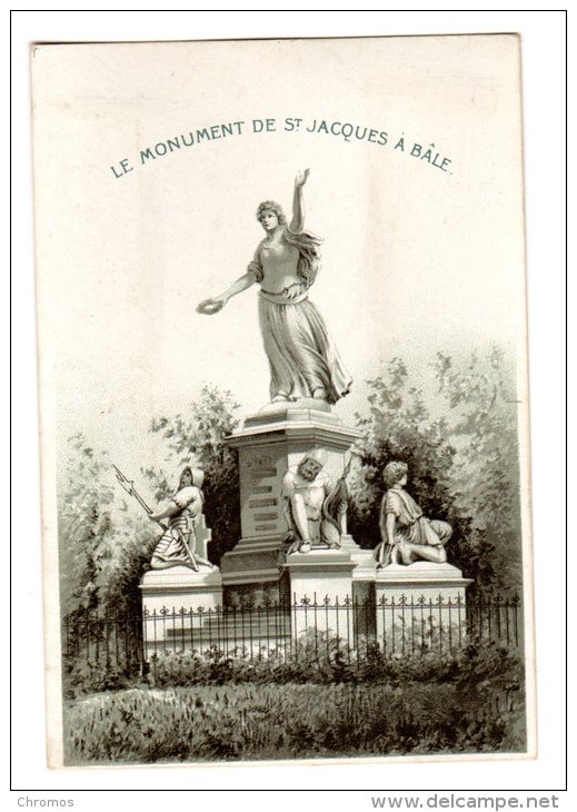 Chromo SUCHARD, N° 36 / B, Monument De St. Jacques à Bâle - Suchard