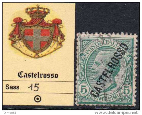 EGEO - CASTELROSSO - N.15 - USATO - LUXUS GESTEMPELT - Castelrosso