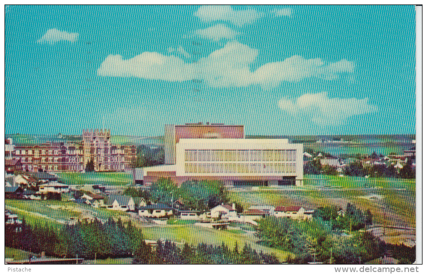 Alberta Canada - Calgary Jubilee Auditorium - Stamp & Postmark 1960s - VG Condition - 2 Scans - Calgary