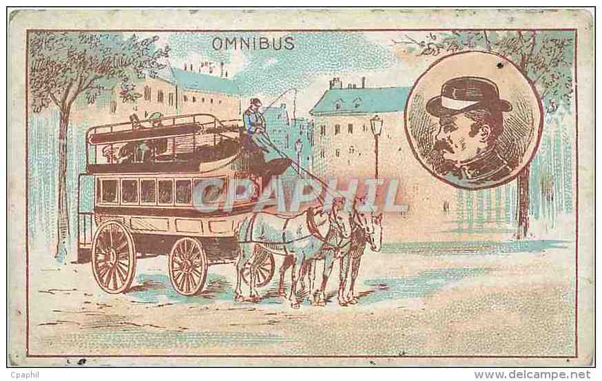 Chromo Omnibus Belle Jardiniere Beriot Lille - Soissons