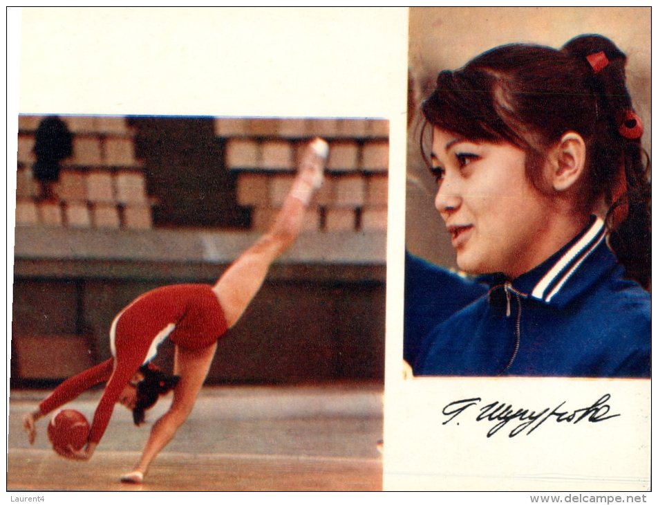 (777) Russian Olympic Games Winner Autograph Postcard - Sport : Gymnastic - Gymnastics