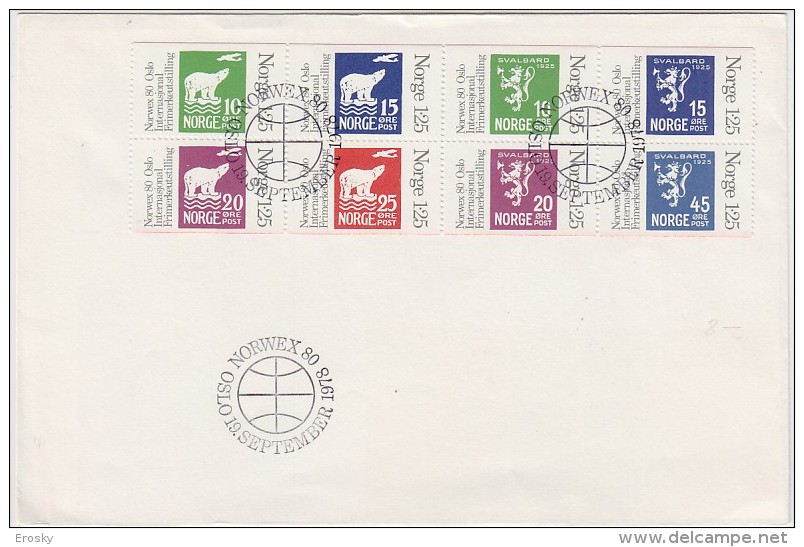 E491 - NORWAY Yv N°731/38 FDC  ( Registered Shipment Only ) - FDC