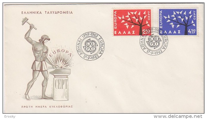 E500 - GRECE GREECE Yv N°774/75 FDC  EUROPA CEPT - FDC