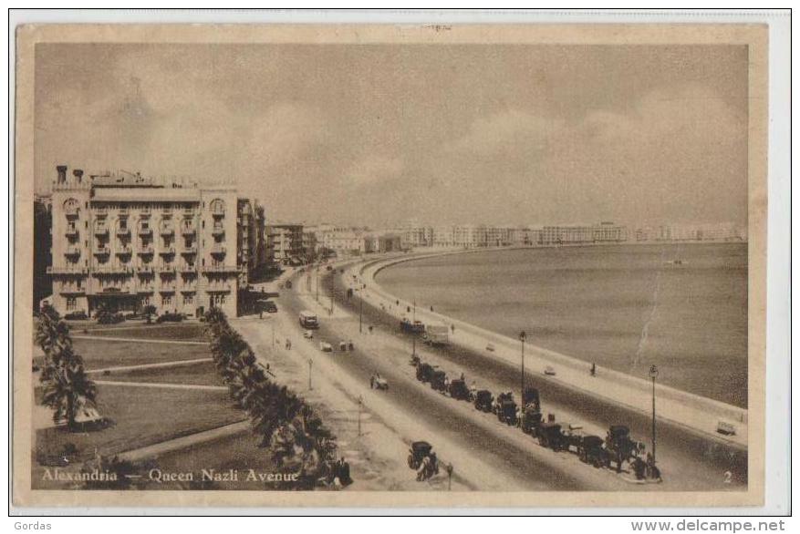 Egipt - Egypt - Alexandria - Queen Nazli Avenue - Alexandrië