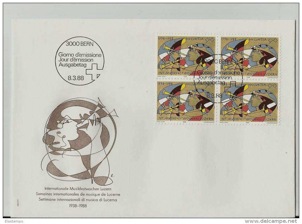 =SCHWEIZ FDC*2  1988 - FDC