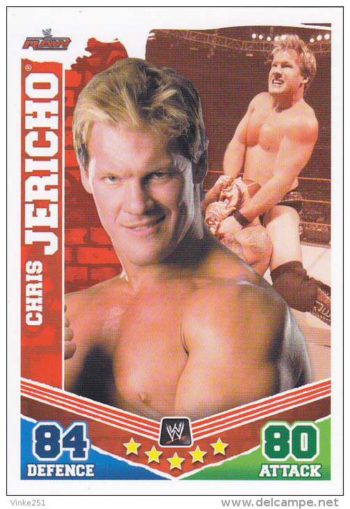 Carte CATCH SLAM ATTAX MAYHEM RAW CHRIS JERICHO - Trading Cards