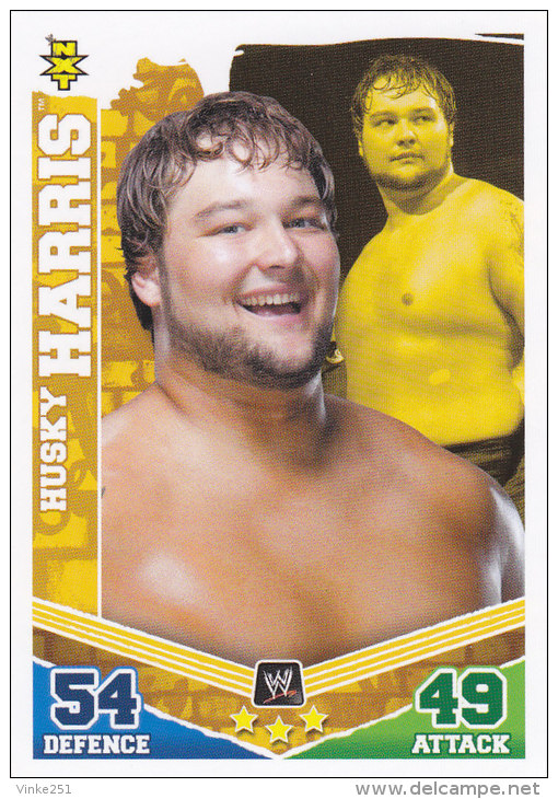 Carte CATCH SLAM ATTAX MAYHEM NXT HUSKY HARRIS - Tarjetas