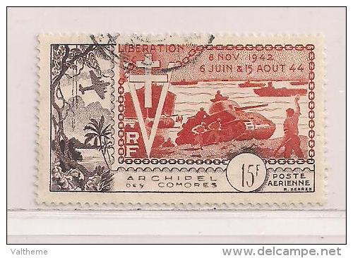 COMORES  ( FRCOM - 7 )  1954   N° YVERT ET TELLIER   POSTE AERIENNE     N° 4 - Luftpost