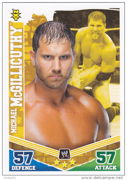 Carte CATCH SLAM ATTAX MAYHEM NXT MICHAEL McGILLICUTHY - Trading-Karten