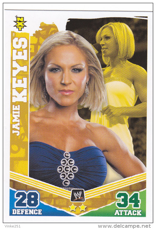 Carte CATCH SLAM ATTAX MAYHEM NXT JAMIE KEYES - Trading Cards