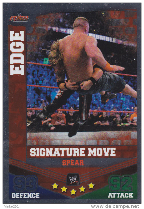 Carte CATCH SLAM ATTAX MAYHEM RAW LIMITED EDITION EDGE - Trading-Karten