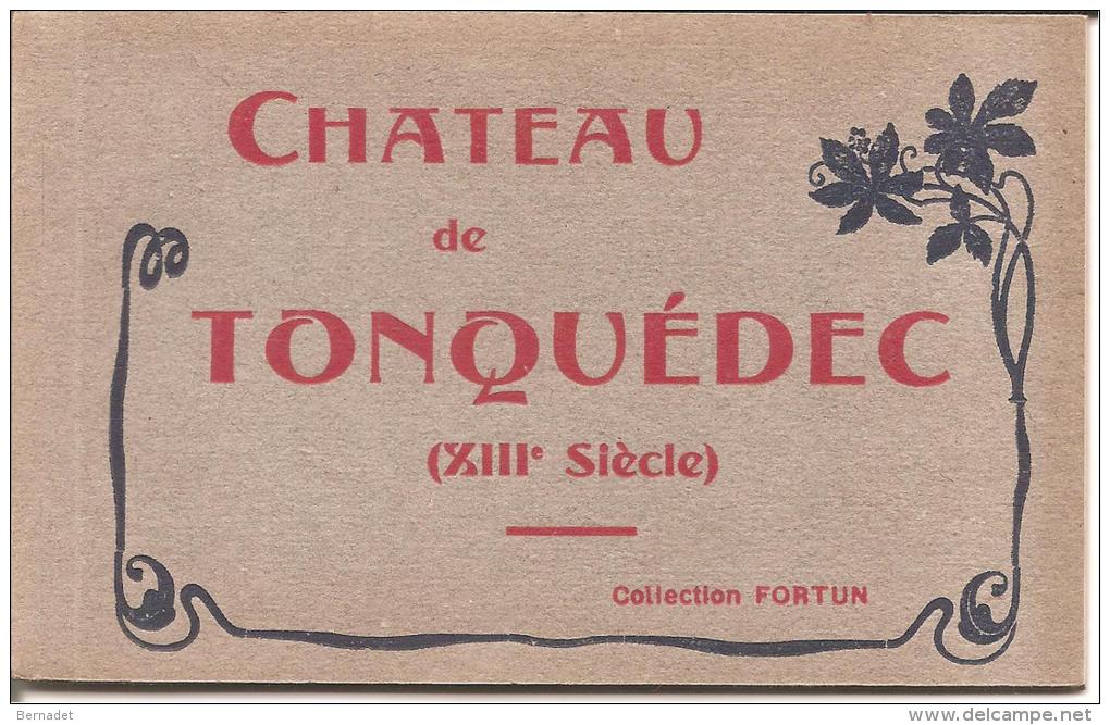 CHATEAU DE TONQUEDEC  .. CARNET COMPLET DE 10 - Tonquédec