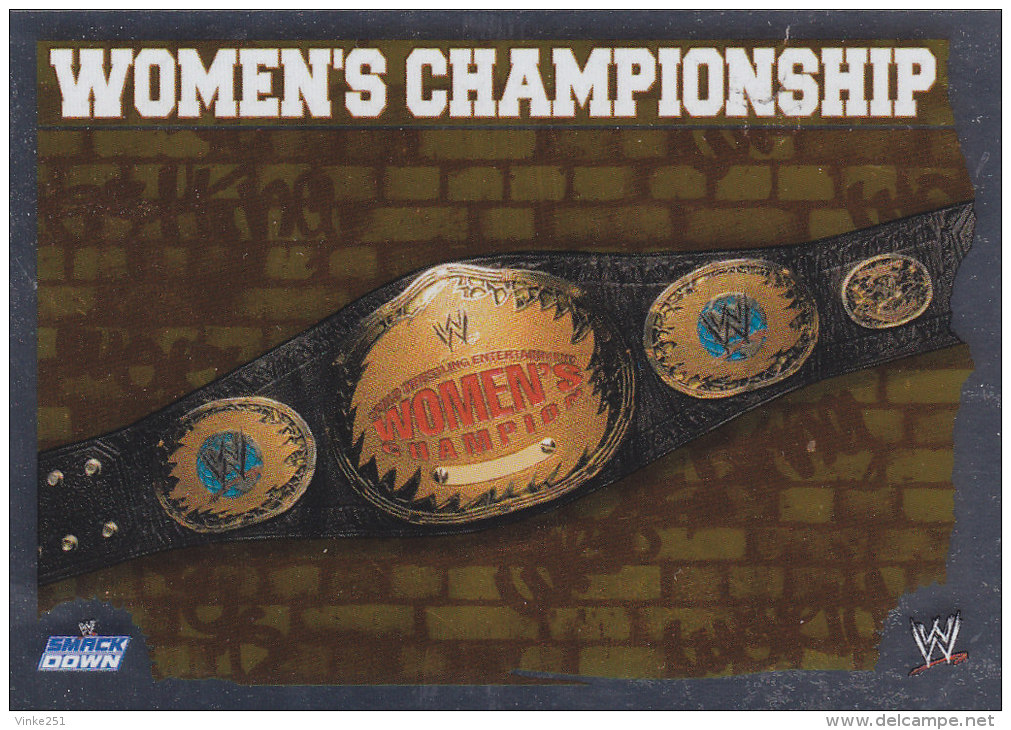 Carte CATCH SLAM ATTAX MAYHEM SMACKDOWN WOMEN´S CHAMPIONSHIP - Trading-Karten