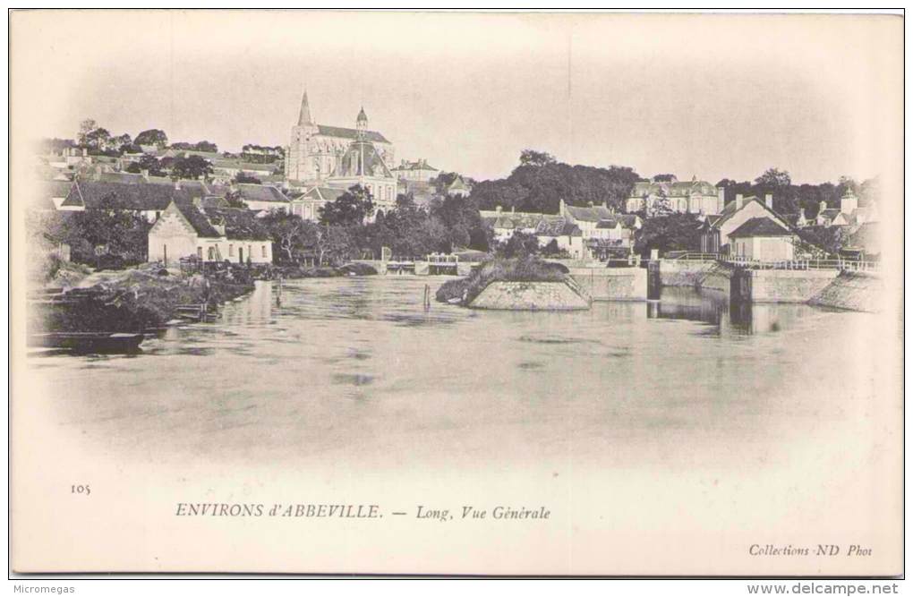 Environs D'ABBEVILLE - LONG, Vue Générale - Autres & Non Classés