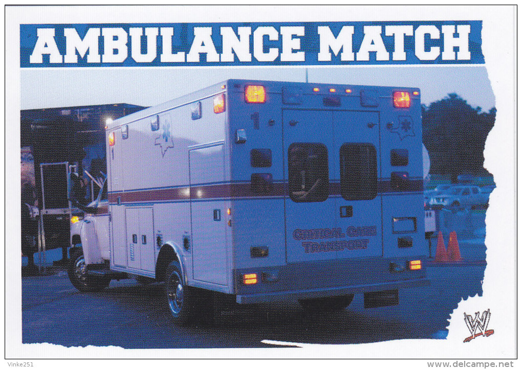 Carte CATCH SLAM ATTAX MAYHEM AMBULANCE MATCH - Trading Cards