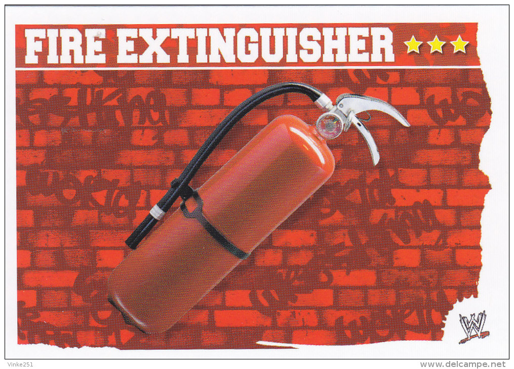 Carte CATCH SLAM ATTAX MAYHEM FIRE EXTINGUISHER - Tarjetas