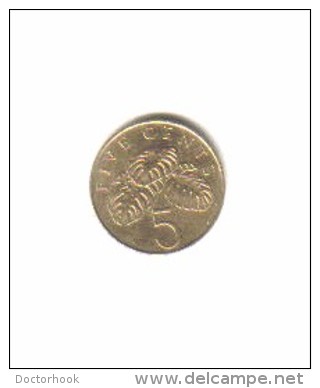 SINGAPORE    5  CENTS  1997 (KM # 99) - Singapore