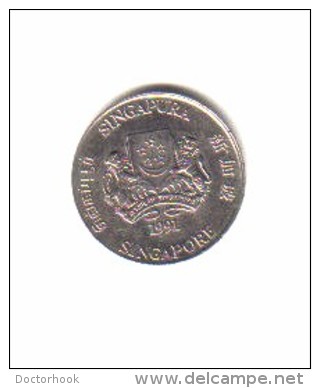 SINGAPORE    20  CENTS  1991 (KM # 52) - Singapur