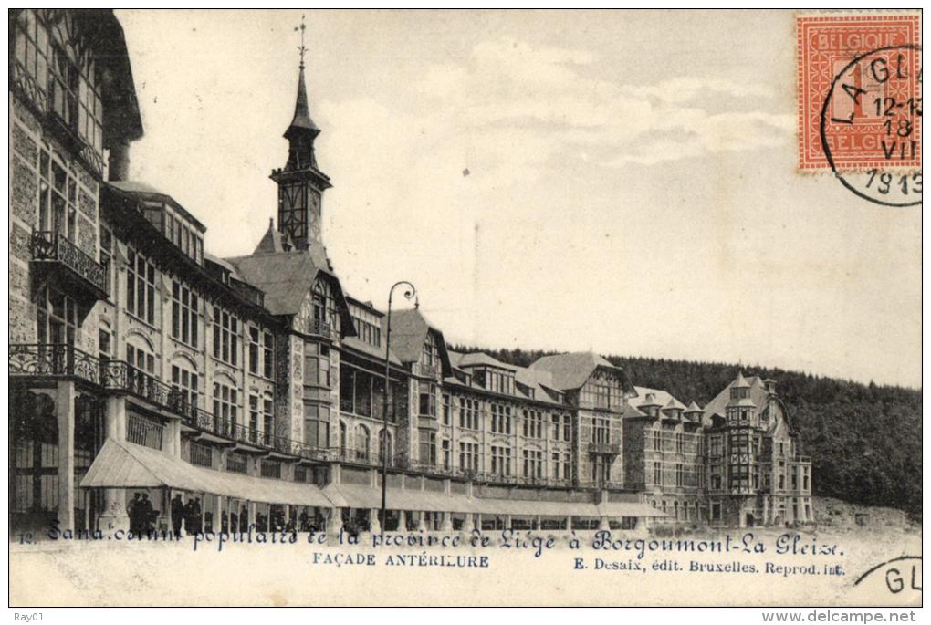 BELGIQUE - LIEGE - STOUMONT - LA GLEIZE - BORGOUMONT - Le Sanatorium Populaire De La Province - Façade Antérieure. - Stoumont