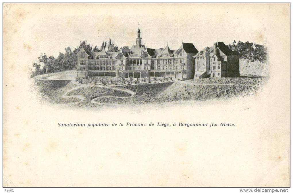 BELGIQUE - LIEGE - STOUMONT - LA GLEIZE - BORGOUMONT - Sanatorium Populaire De La Province De Liege. - Stoumont