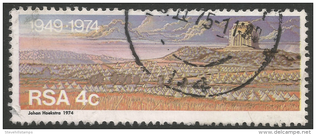 South Africa. 1974 25th Anniv Of Voortrekker Monument. 4c Used - Gebraucht