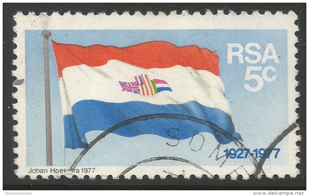 South Africa. 1977 50th Anniv Of National Flag. 5c Used - Gebraucht