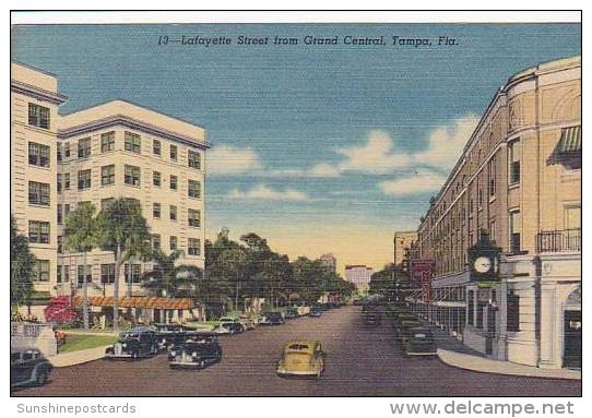 Florida Tampa Lafayette Street From Grand Central - Tampa